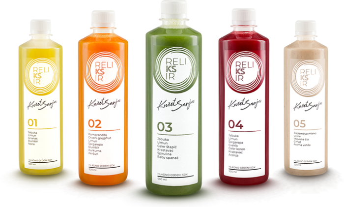 Sanja Kužet - Reliksir Detox sokovi